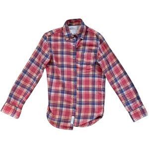 Rag & Bone Tailored Workwear Plaid Button Up